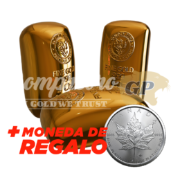 Pack 3 Lingotes de ORO 24K 1 onza.