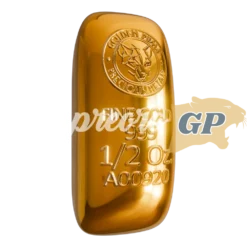 Lingote de ORO 24K ½ de Onza.