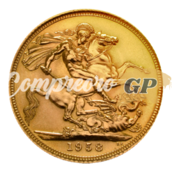 Moneda Soberano Ingles Oro 22K  ¼ Onza Varios Años.