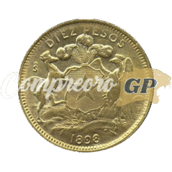 Moneda 10 Pesos Chilenos varios años