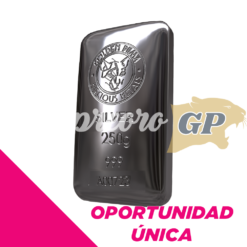 Lingote de PLATA .999 250 gramos