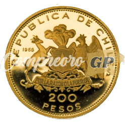 Moneda Conmemorativa 200 Pesos - 150° Aniversario del Cruce de los Andes