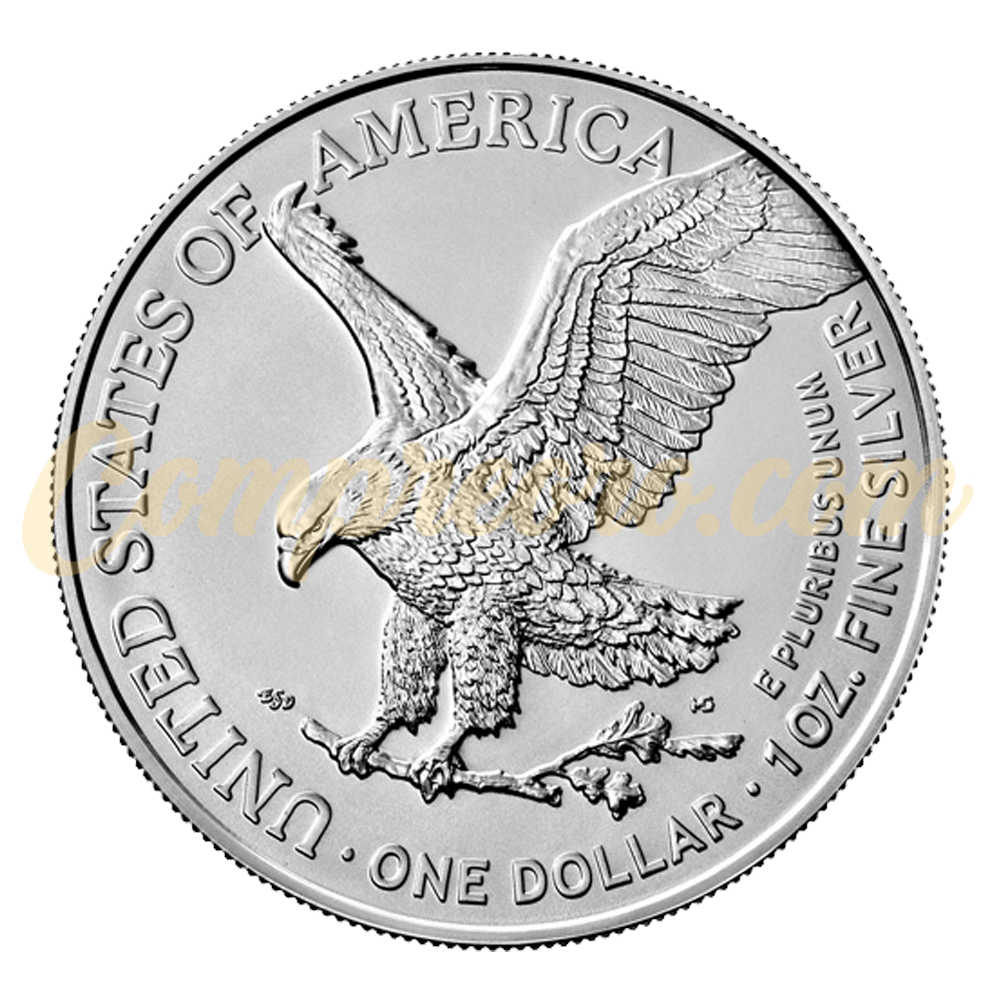 Moneda American Eagle Plata .9999 1 Onza. Compreoro